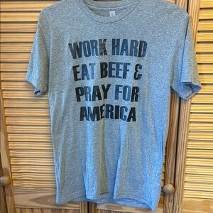 Next Level Apparel Gray Motivational Tee